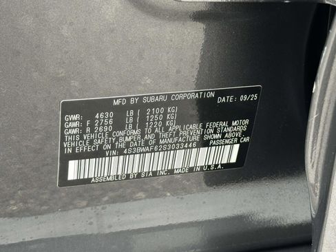 New 2025 Subaru Legacy Premium image 15