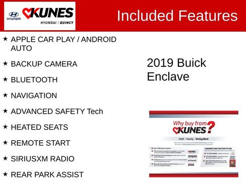Used 2019 Buick Enclave Essence AWD/4WD image 2