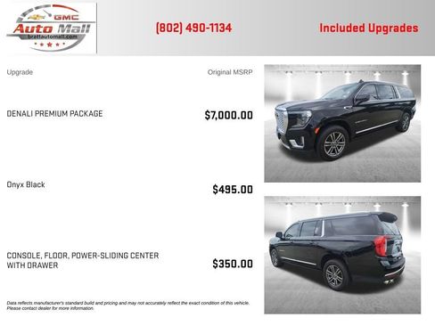 Used 2021 GMC Yukon XL Denali w/ Denali Premium Package AWD/4WD image 4