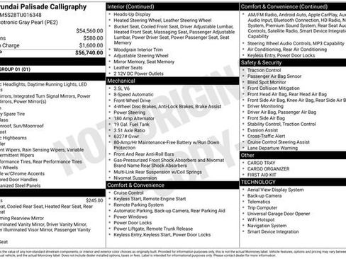 New 2026 Hyundai Palisade Calligraphy image 20