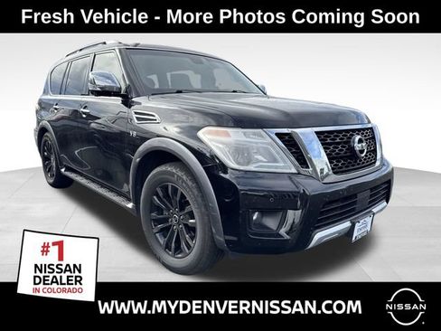 Used 2017 Nissan Armada Platinum w/ Captain Seat Package AWD/4WD image 1