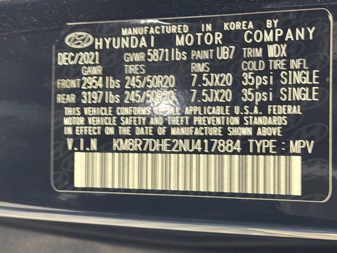 Used 2022 Hyundai Palisade Calligraphy AWD/4WD image 38