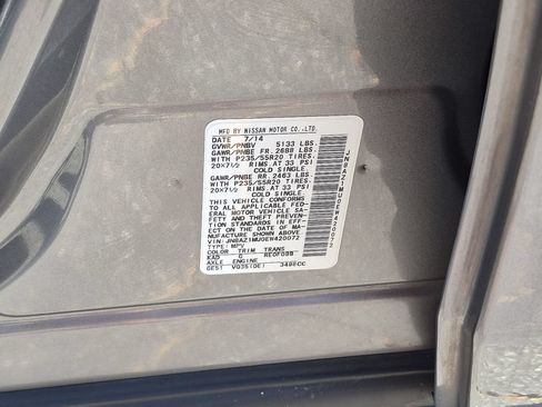 Used 2014 Nissan Murano LE w/ Platinum Edition Package FWD image 30