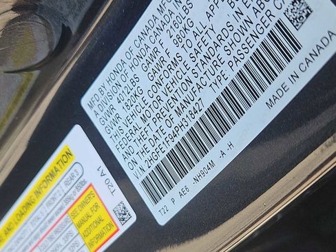 Certified 2023 Honda Civic Touring image 14