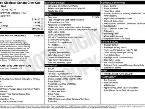 New 2026 Jeep Gladiator Sport AWD/4WD image 9
