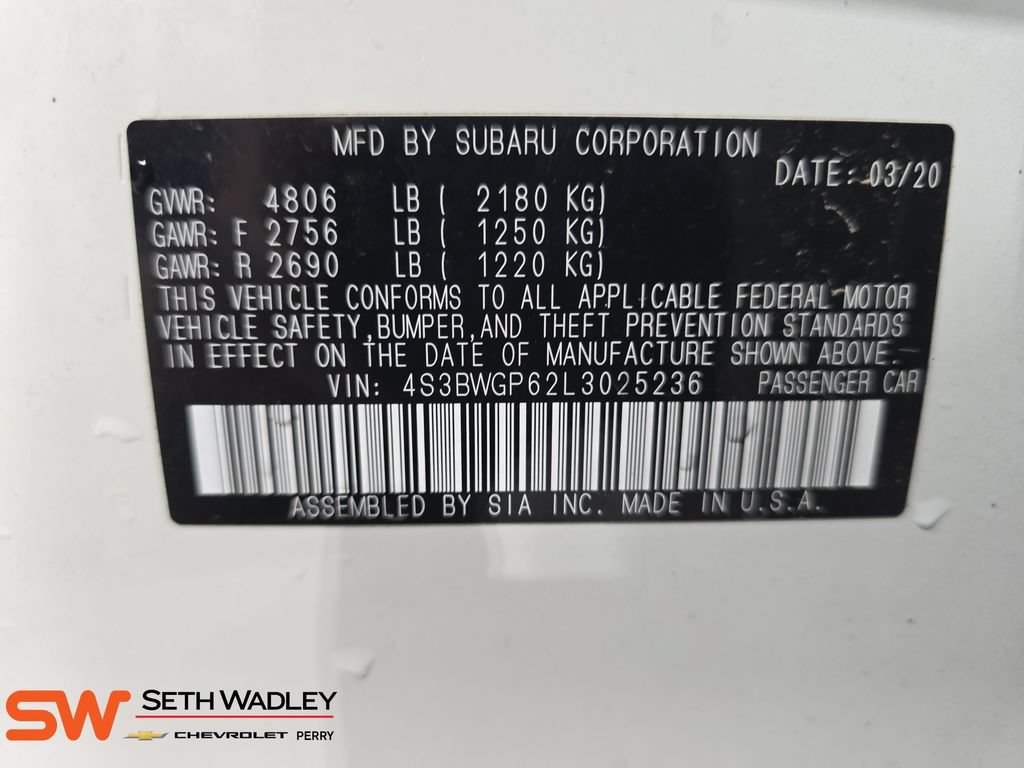 Used 2020 Subaru Legacy Touring XT AWD/4WD image 35