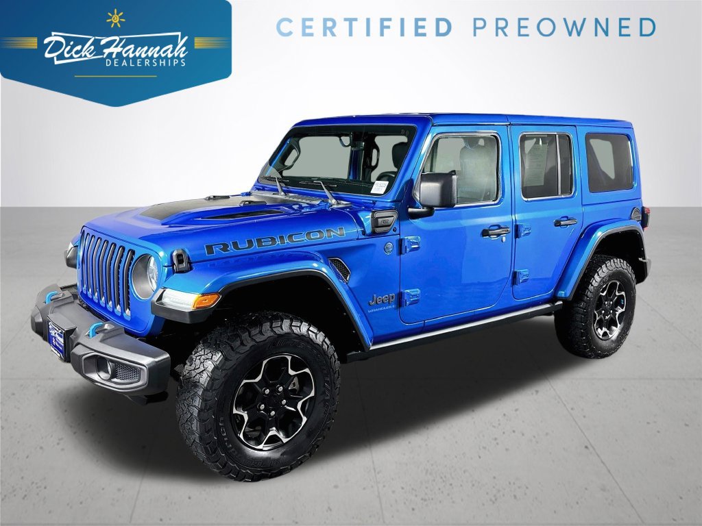 Used 2023 Jeep Wrangler Unlimited Rubicon 4xe w/ Cold Weather Group AWD/4WD image 1