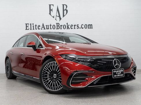 Used 2023 Mercedes-Benz EQS 450+ 4MATIC Sedan w/ AMG Line Exterior Package image 52