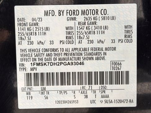 Used 2023 Ford Explorer XLT w/ Equipment Group 202A image 43