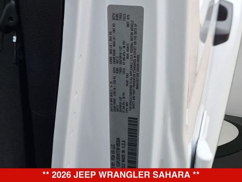 Used 2026 Jeep Wrangler Unlimited Sahara AWD/4WD image 33