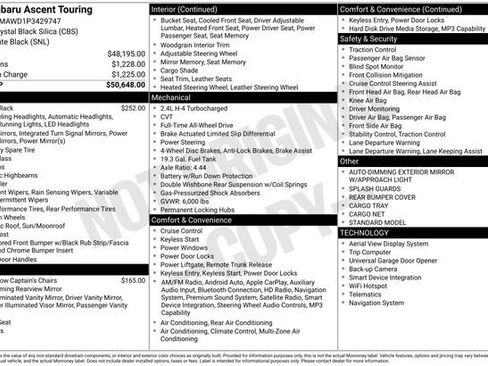 Used 2023 Subaru Ascent Touring image 16