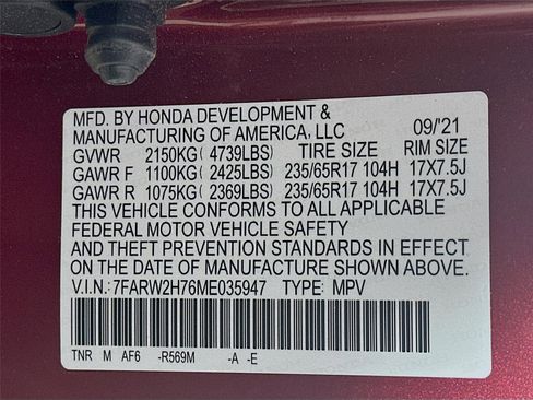 Used 2021 Honda CR-V Special Edition image 40