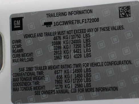 Used 2020 Chevrolet Silverado 3500 W/T w/ WT Convenience Package image 39