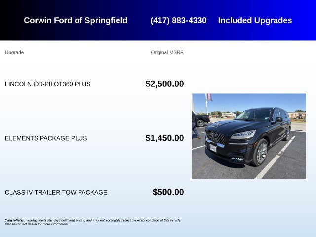 Used 2021 Lincoln Aviator Grand Touring w/ Elements Package Plus AWD/4WD image 5