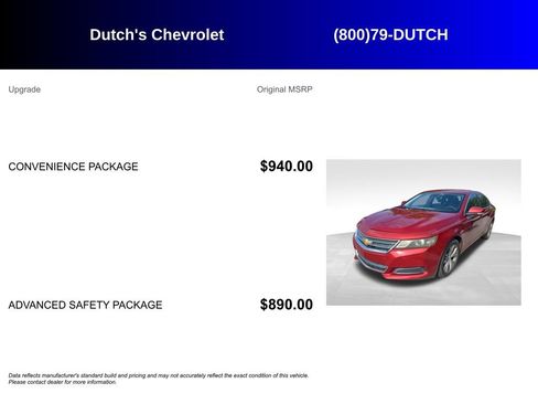Used 2014 Chevrolet Impala LT w/ Convenience Package FWD image 5