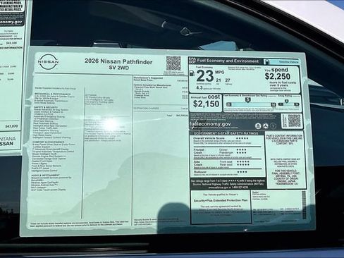 New 2026 Nissan Pathfinder SV FWD image 12