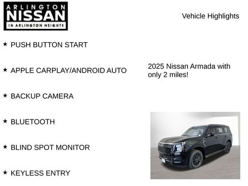 New 2025 Nissan Armada SV image 7