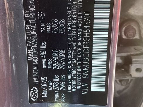 Used 2025 Hyundai Tucson SEL AWD/4WD image 7
