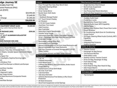 Used 2018 Dodge Journey SE w/ Popular Equipment Group image 7