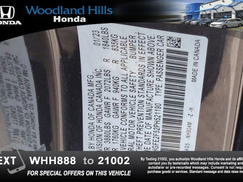 Used 2023 Honda Civic Sport image 26