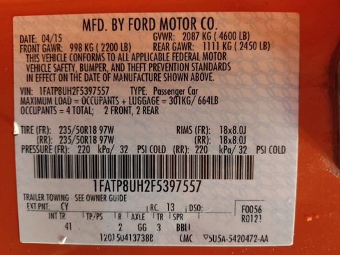 Used 2015 Ford Mustang Premium image 33