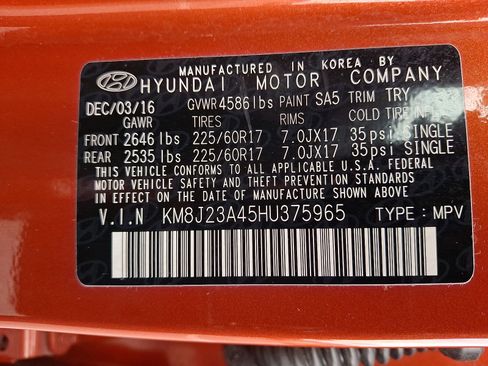 Used 2017 Hyundai Tucson SE image 28