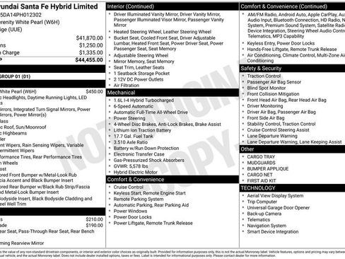 Used 2023 Hyundai Santa Fe Limited AWD/4WD image 3
