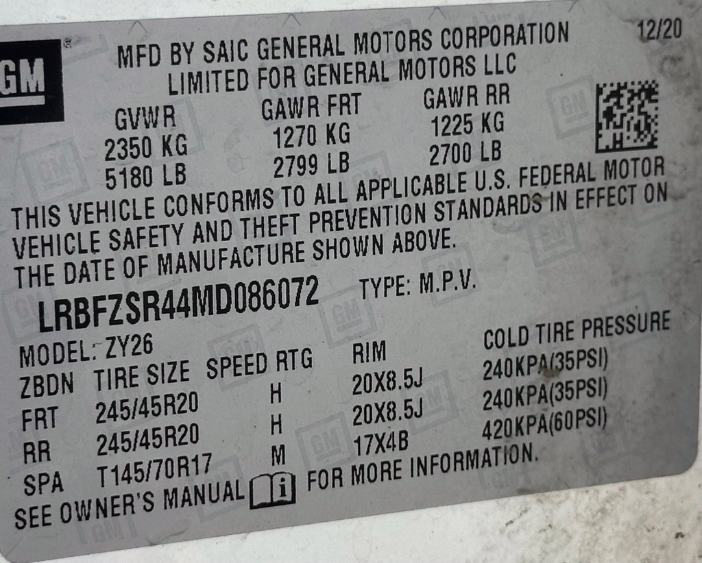 Used 2021 Buick Envision Avenir w/ Technology Package II AWD/4WD image 47