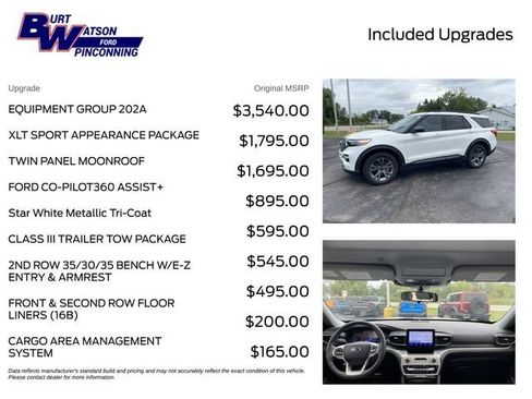 Used 2021 Ford Explorer XLT w/ Equipment Group 202A AWD/4WD image 4