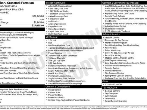 Used 2024 Subaru Crosstrek 2.0i Premium image 5
