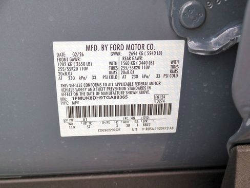 New 2026 Ford Explorer Active image 32