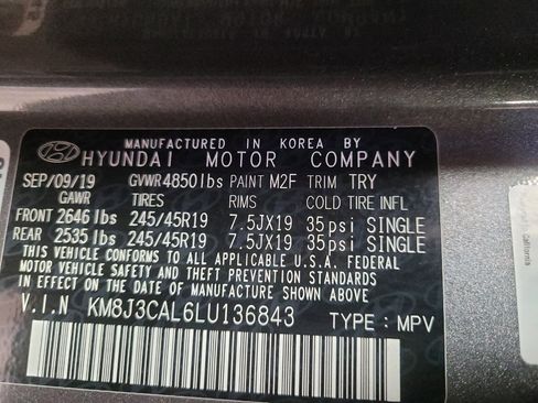 Used 2020 Hyundai Tucson Sport w/ Cargo Package AWD/4WD image 33