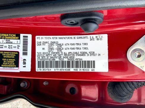 Used 2021 Toyota Tacoma SR w/ SR Convenience Package RWD image 62