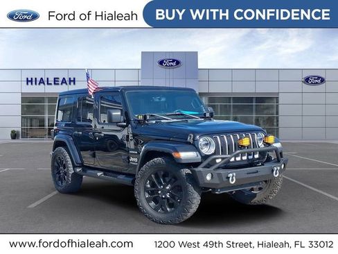 Used 2019 Jeep Wrangler Unlimited Sahara AWD/4WD image 1
