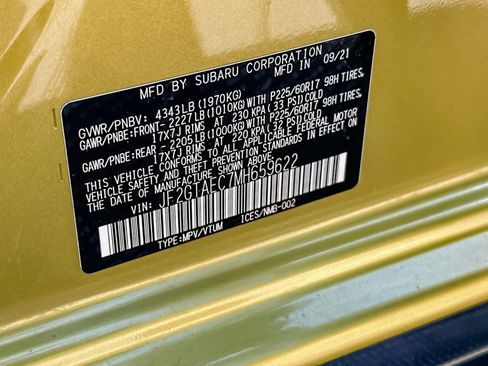 Used 2021 Subaru Crosstrek 2.0i Premium w/ Moonroof Package AWD/4WD image 39
