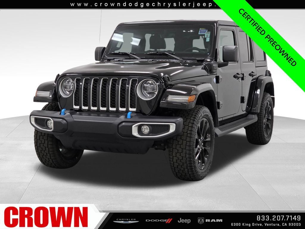 Certified 2022 Jeep Wrangler Unlimited Sahara w/ Safety Group AWD/4WD image 3