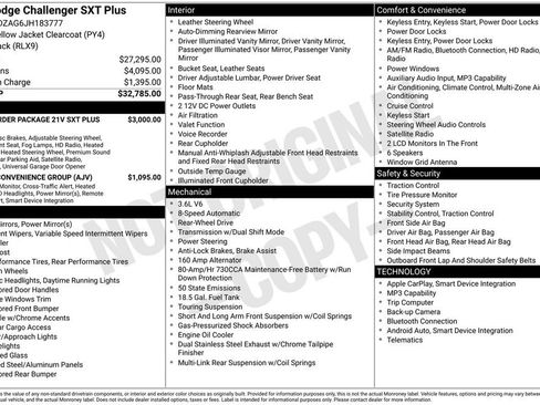 Used 2018 Dodge Challenger SXT Plus RWD image 4