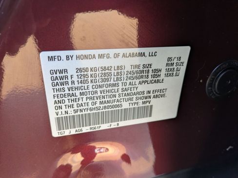 Used 2018 Honda Pilot EX-L image 36