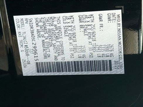 New 2025 Nissan Pathfinder SV w/ Cargo Package image 36