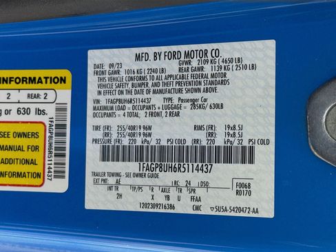 Used 2024 Ford Mustang Convertible w/ Wheel & Stripe Package image 38