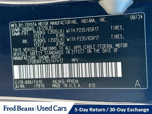 Used 2024 Toyota Sienna LE w/ LE Plus Package AWD/4WD image 40