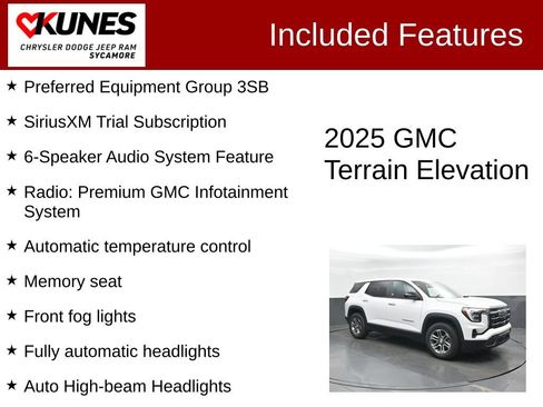 Used 2025 GMC Terrain Elevation AWD/4WD image 3