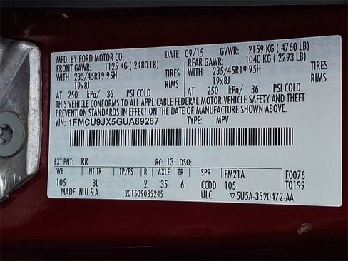 Used 2016 Ford Escape Titanium w/ Equipment Group 301A image 28