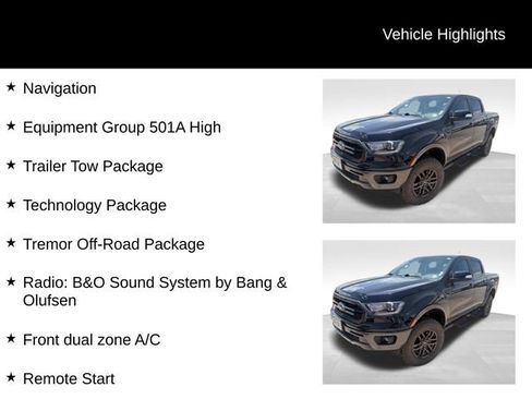 Certified 2022 Ford Ranger Lariat w/ Tremor Off-Road Package AWD/4WD image 6