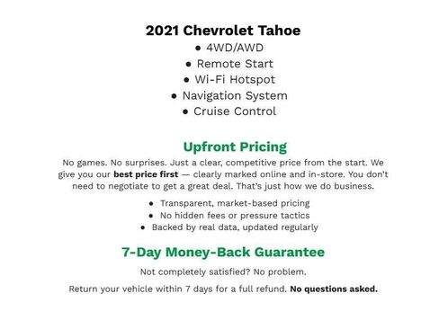 Used 2021 Chevrolet Tahoe LT w/ LT Signature Package AWD/4WD image 2
