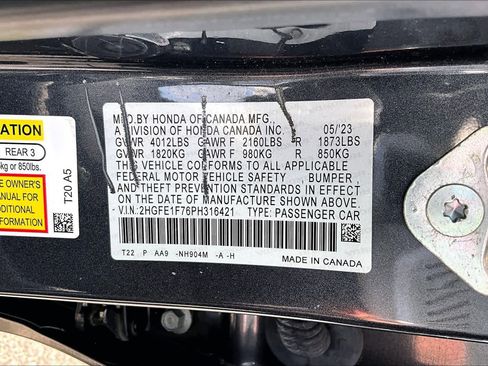 Used 2023 Honda Civic EX image 32