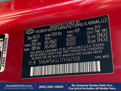 Certified 2026 Hyundai Santa Fe Calligraphy FWD image 31
