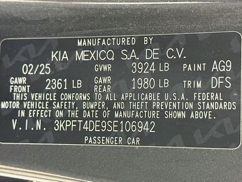 Used 2025 Kia K4 FWD image 12
