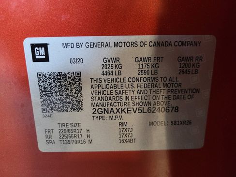 Used 2020 Chevrolet Equinox LT image 33