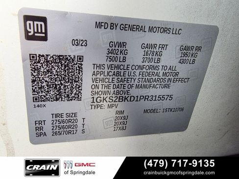 Used 2023 GMC Yukon SLT w/ SLT Premium Package AWD/4WD image 33